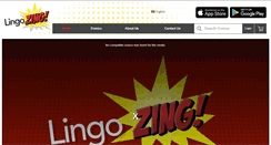 Desktop Screenshot of lingozing.com
